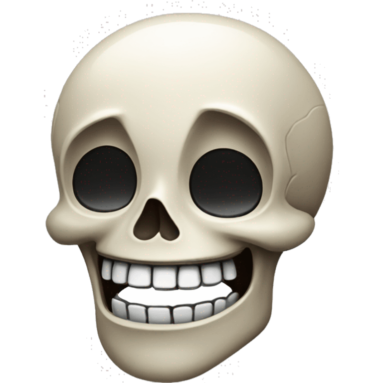 skull laugh emoji