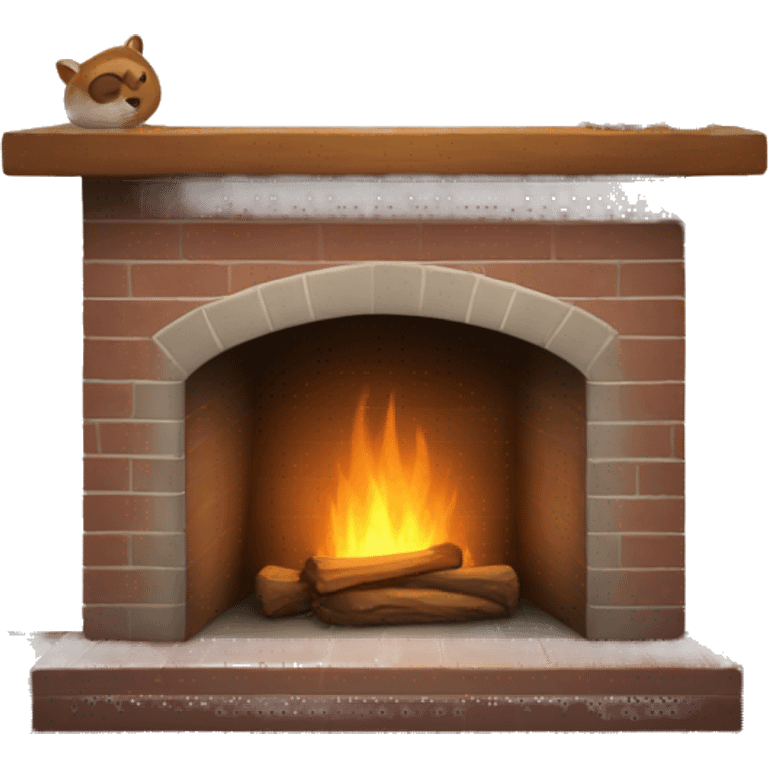 cozy fireplace emoji