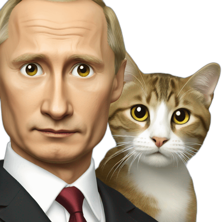 putin with cat emoji