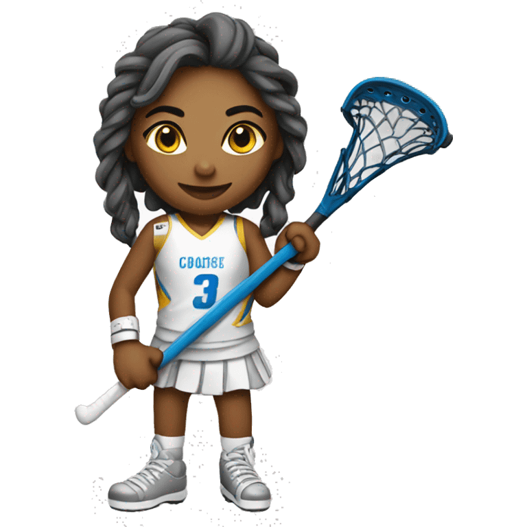 Lacrosse girl emoji