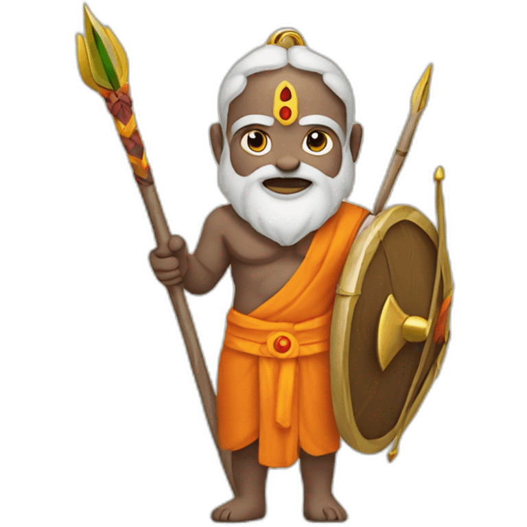 Shree Ram holding arrow emoji