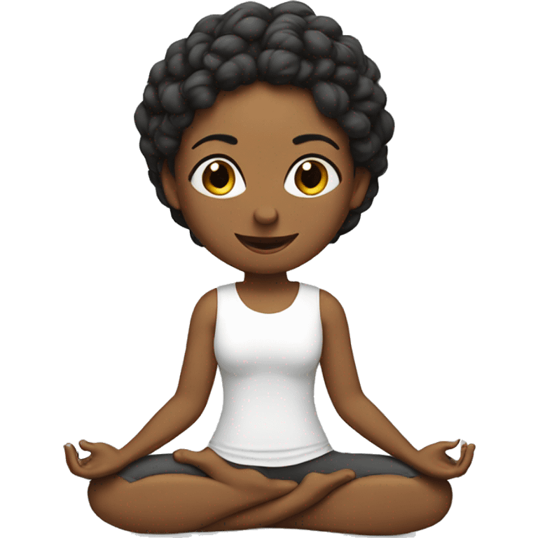 I do yoga emoji