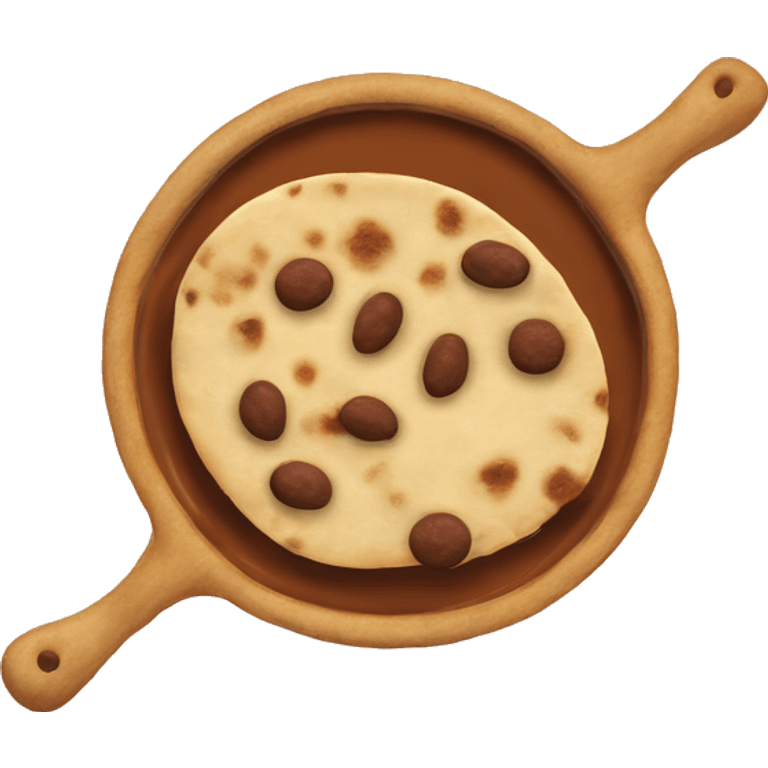 Dal makhani and naan  emoji