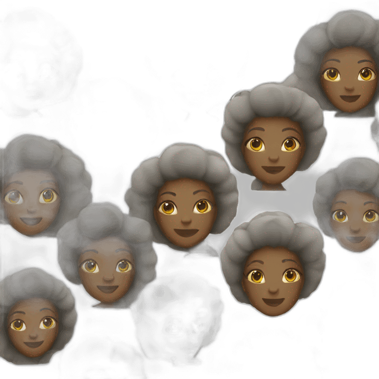 Black women traveling emoji