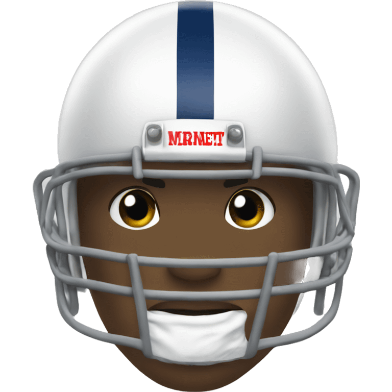 Football helemet emoji