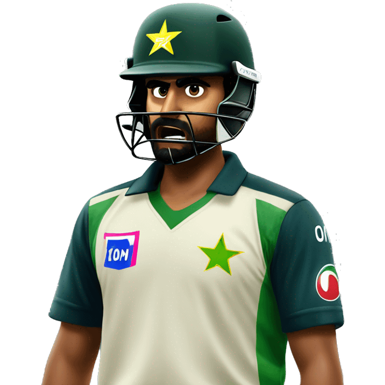 Babar Azam angry emoji