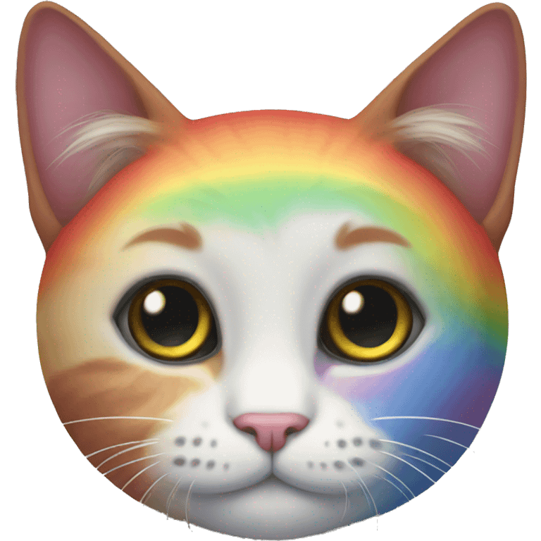 Rainbow cat  emoji