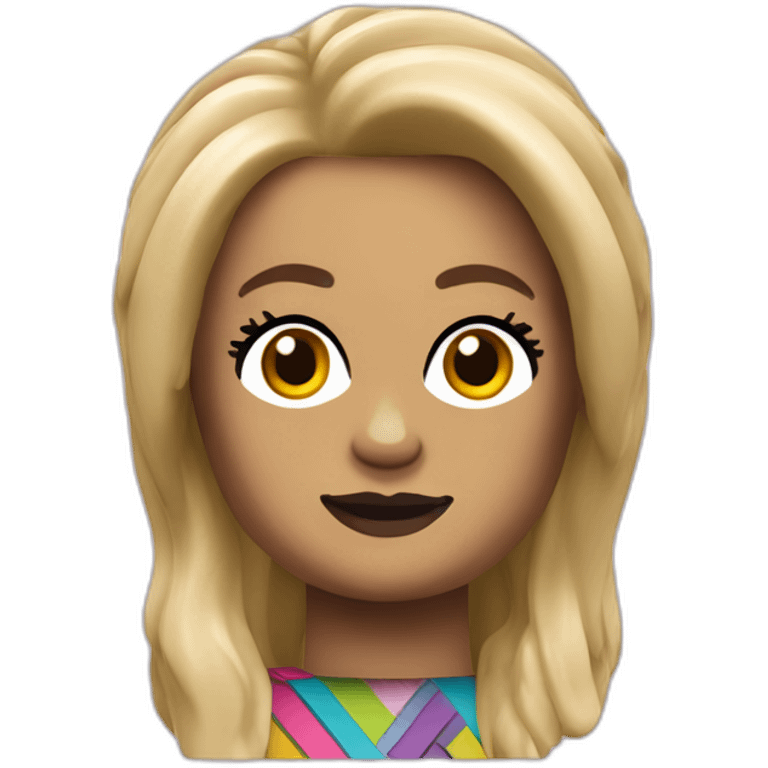 Trans LEGO minifigure emoji