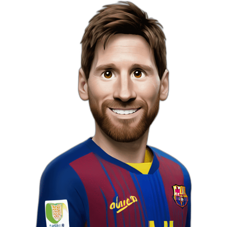 Émoji messi qui sourit emoji