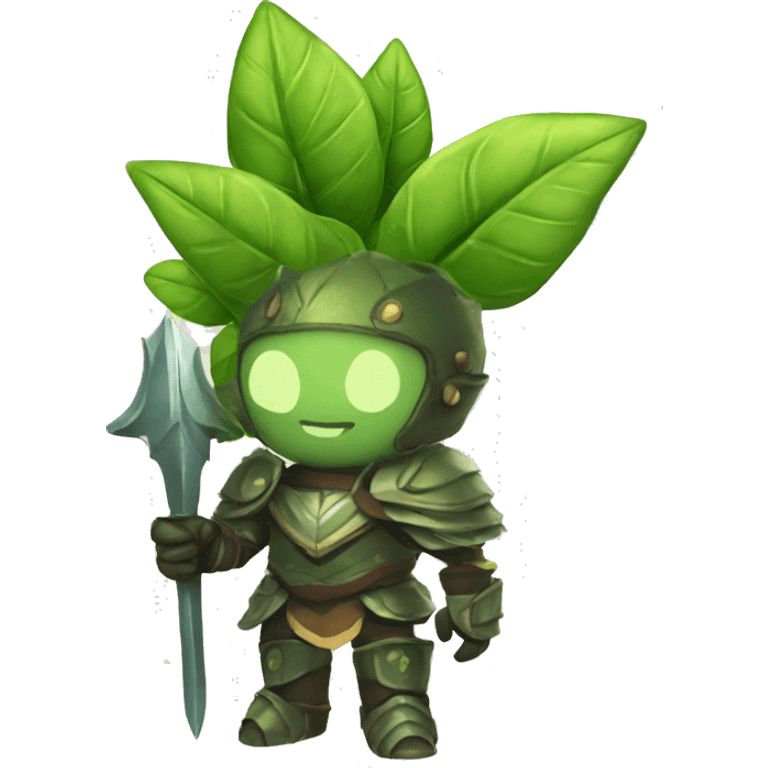 humanoid plant knight emoji