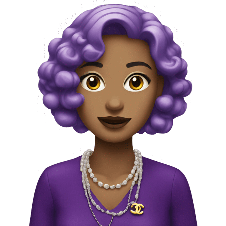 Purple Chanel  emoji