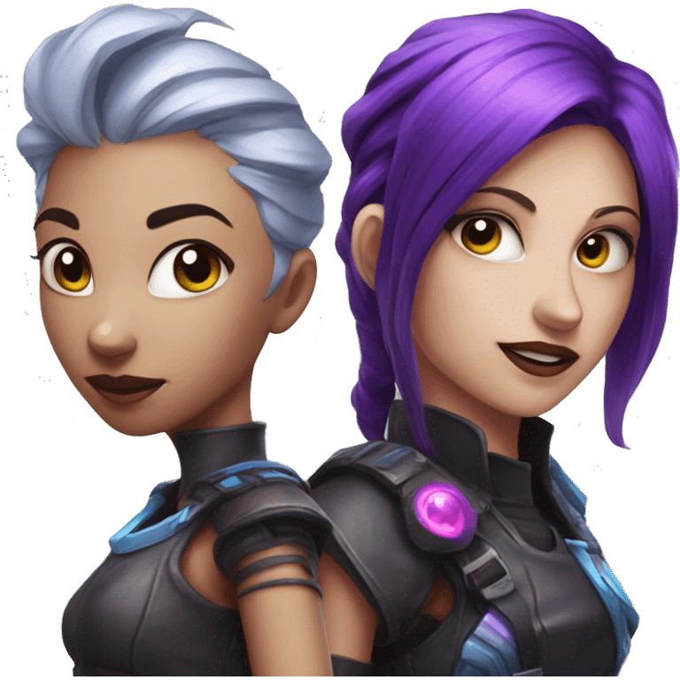 Jinx and vi serie arcane emoji