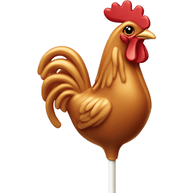 caramel lollipop cockerel emoji