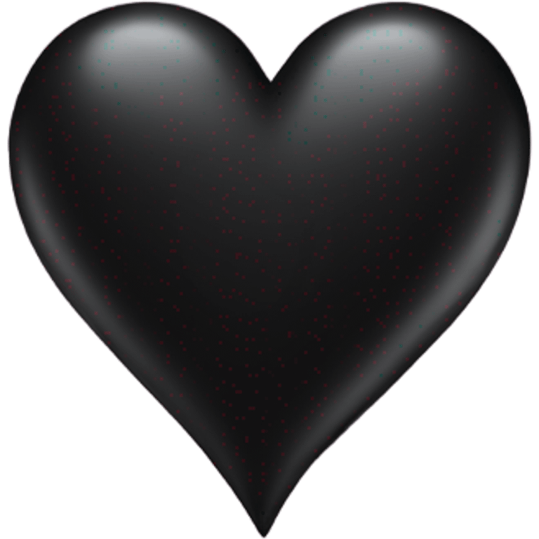 black heart emoji