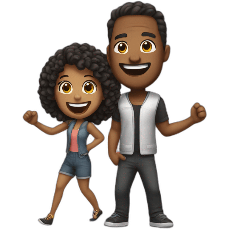 Upbeat duo emoji