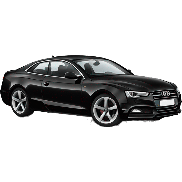 Black audi a5 emoji