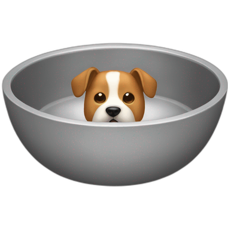 Dog bowl emoji