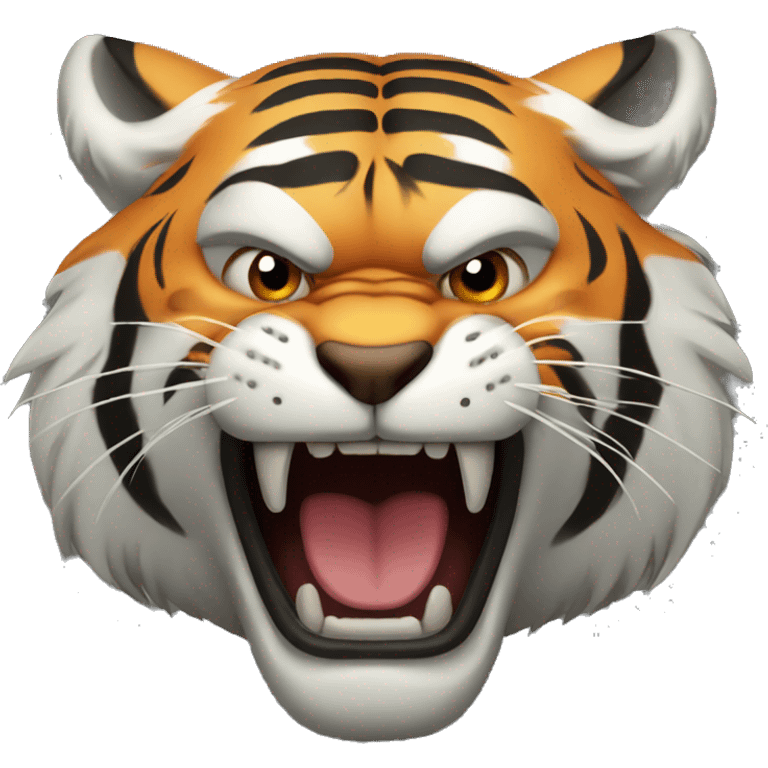 angry tiger emoji