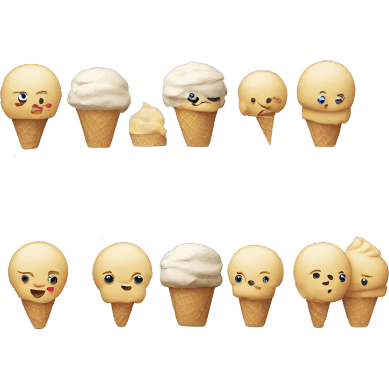 bald ice cream emoji