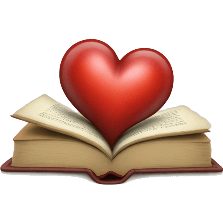 heart with book emoji