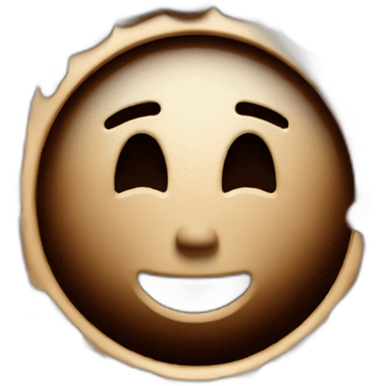 a speaker high volume icon made of coffee beans emoji