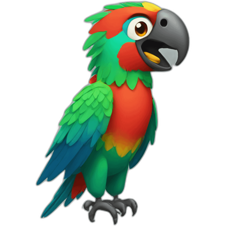 crazy parrot emoji