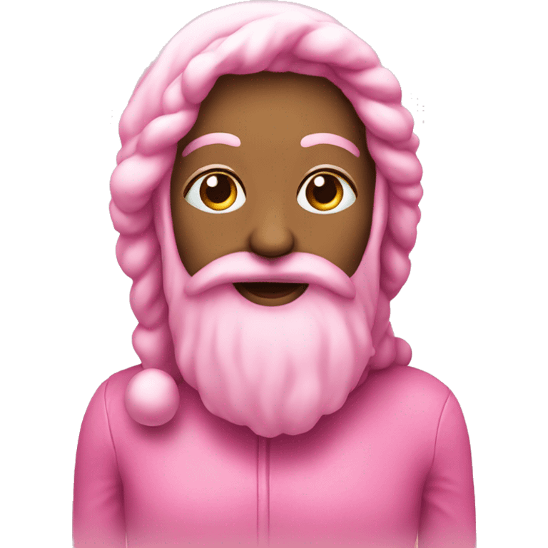 Pink cristmas emoji