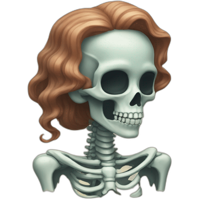 mermaid skeleton emoji