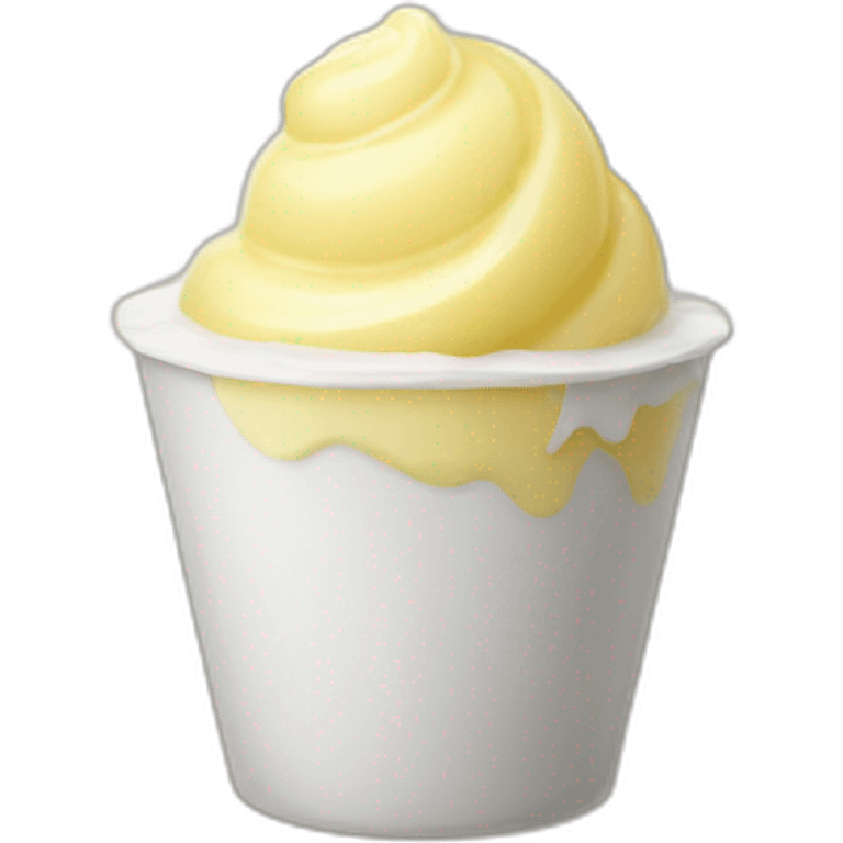 vanilla sorbet emoji