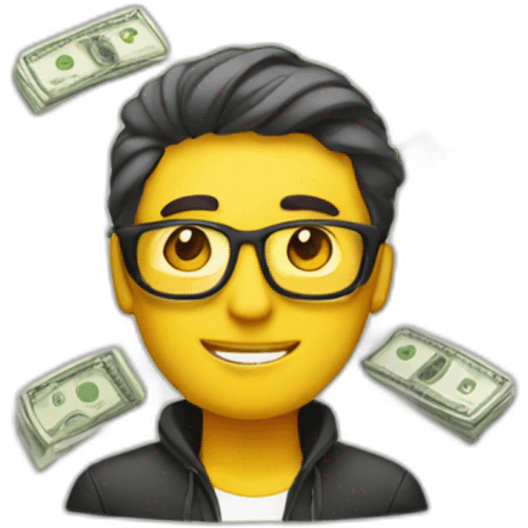 copywriter with money emoji