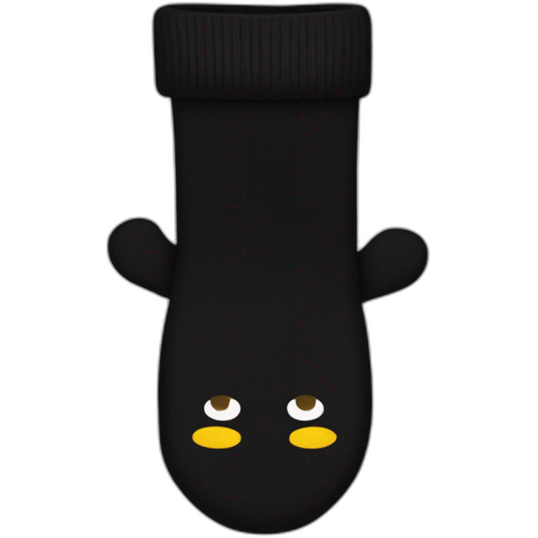 Black socks emoji