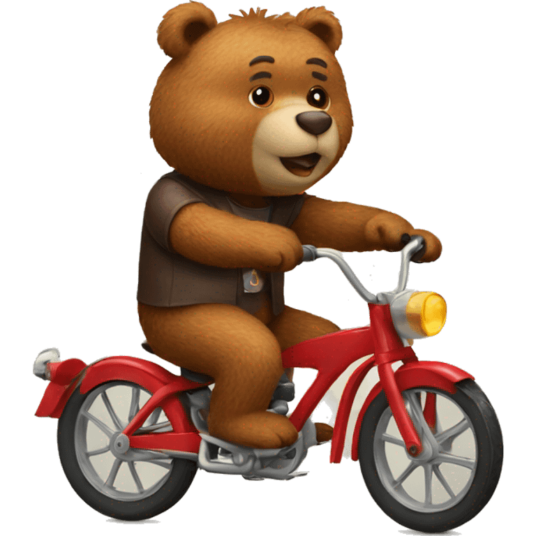 bears in bike emoji