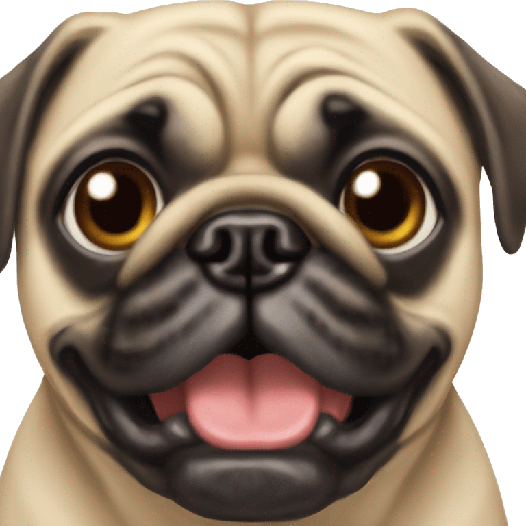 Perro pug emoji