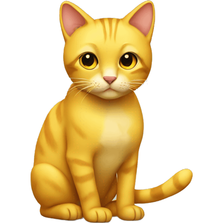 Yellow cat  emoji