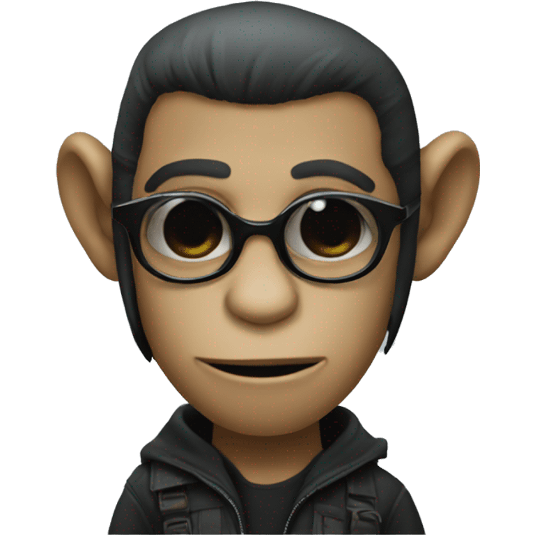 Monkey from the matrix emoji