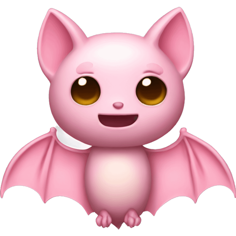 light pink bat  emoji