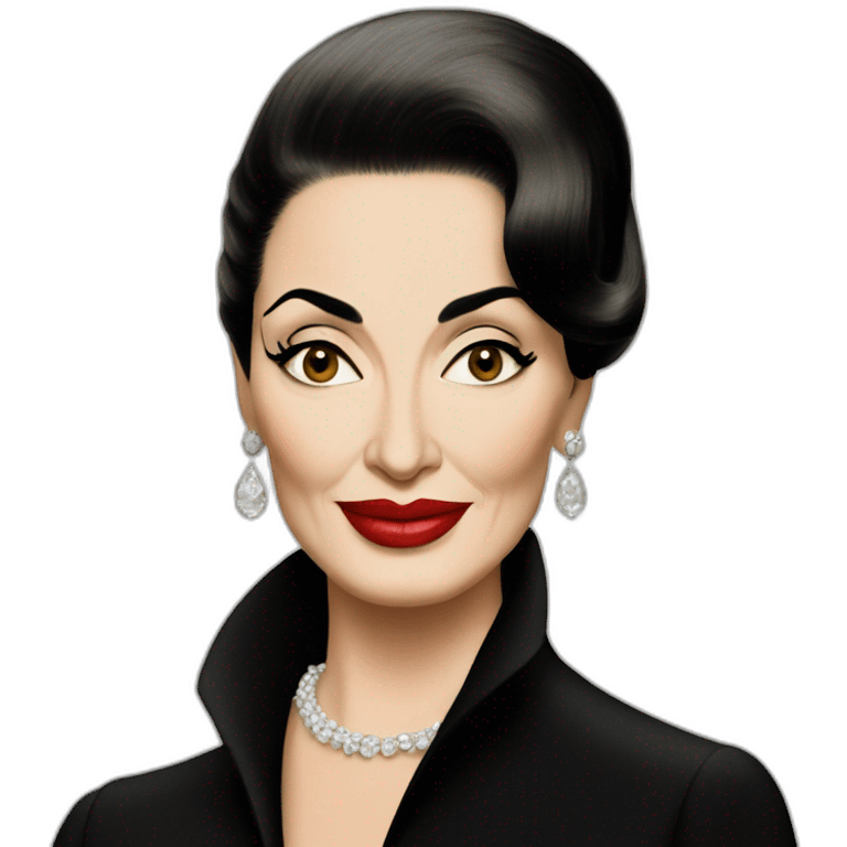 Maria Callas Angelina Jolie emoji