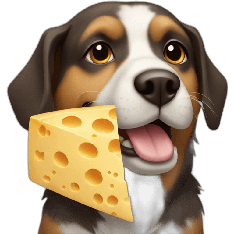 dog with cheese emoji