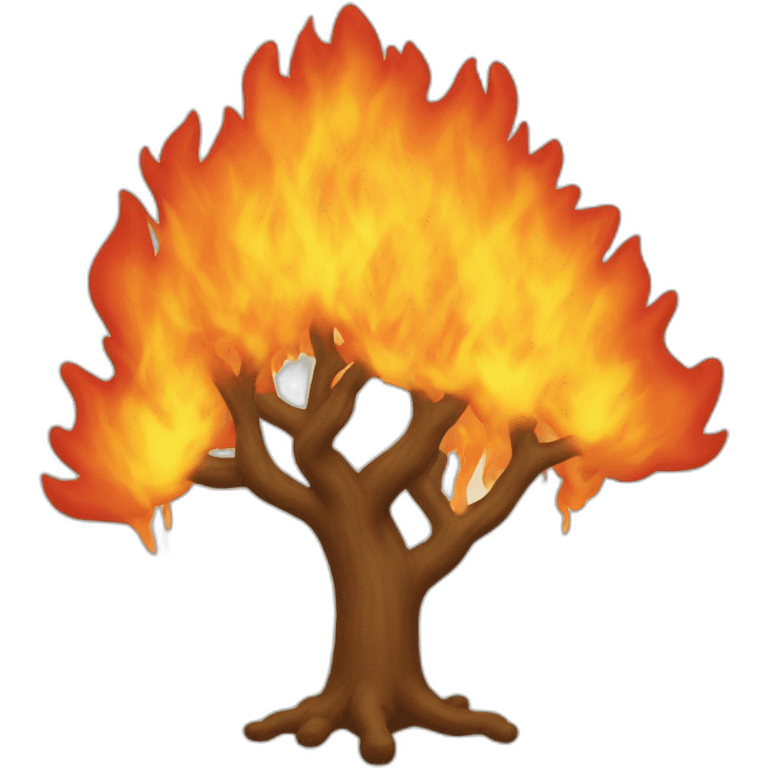 burning bush emoji