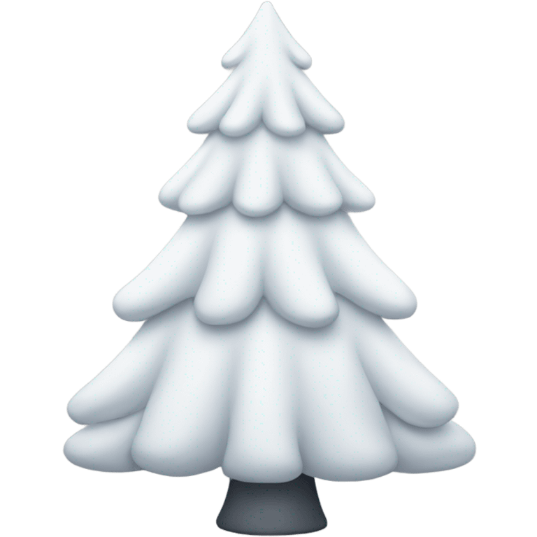 white christmas tree emoji