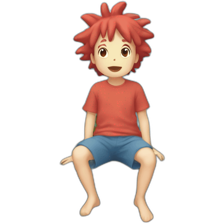 Ponyo on the Cliff by the Sea emoji