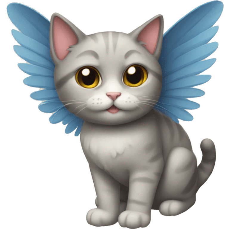 Cat with wings emoji