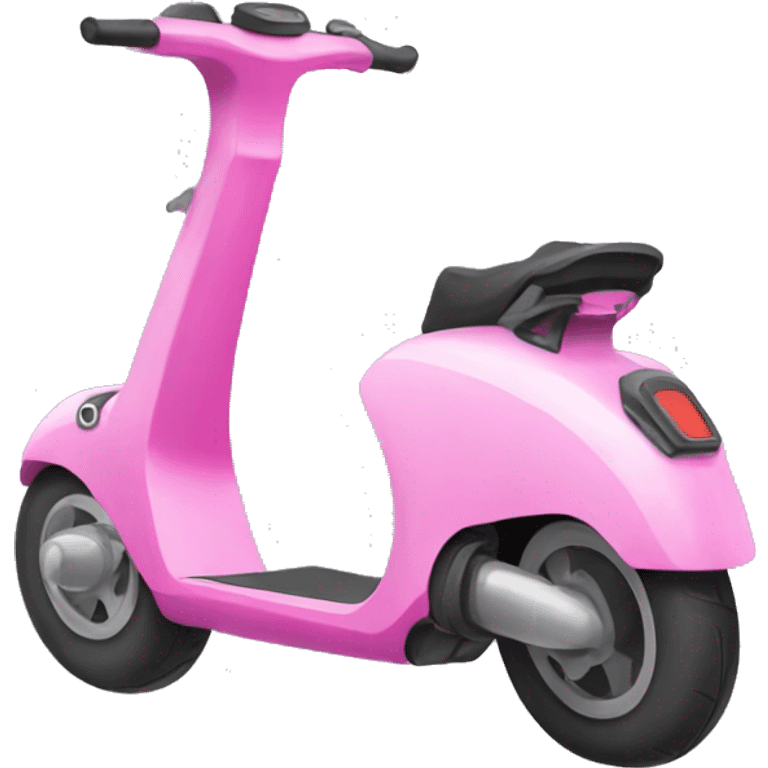 Pink electric kick scooter emoji