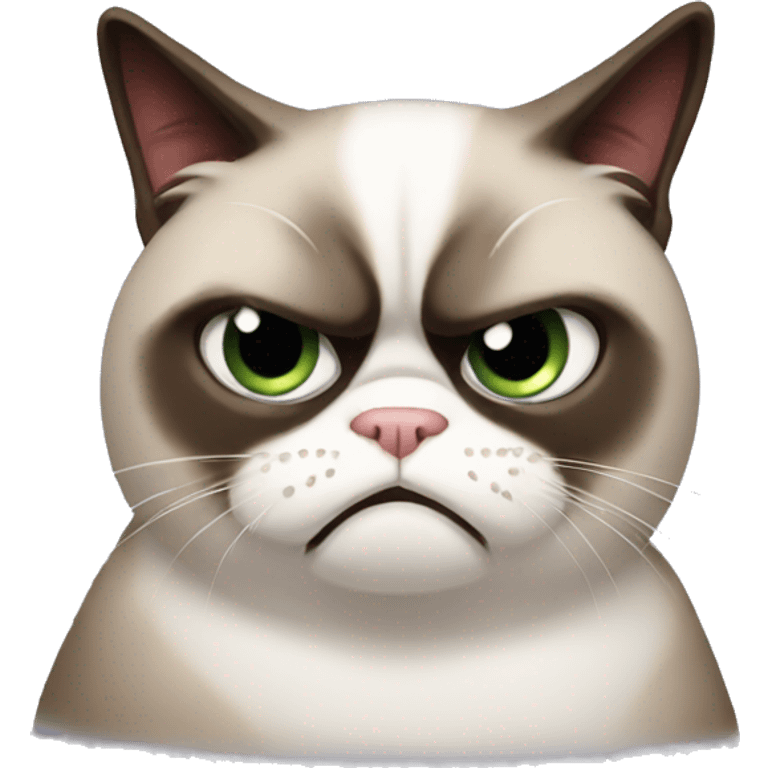 Grumpy cat emoji