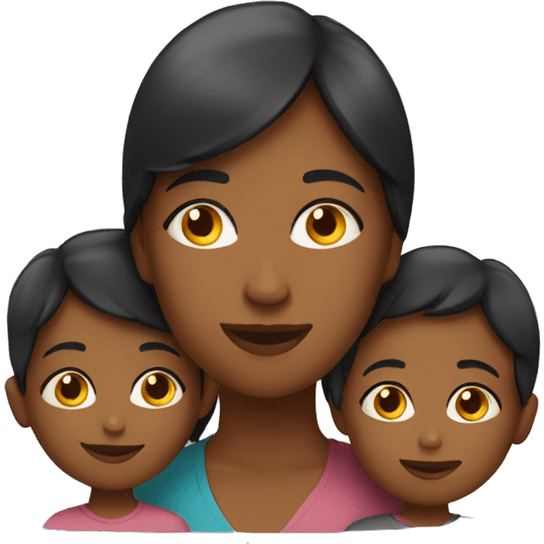 Mother with several children emoji