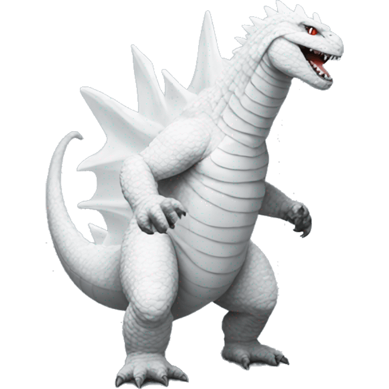 white Godzilla  emoji