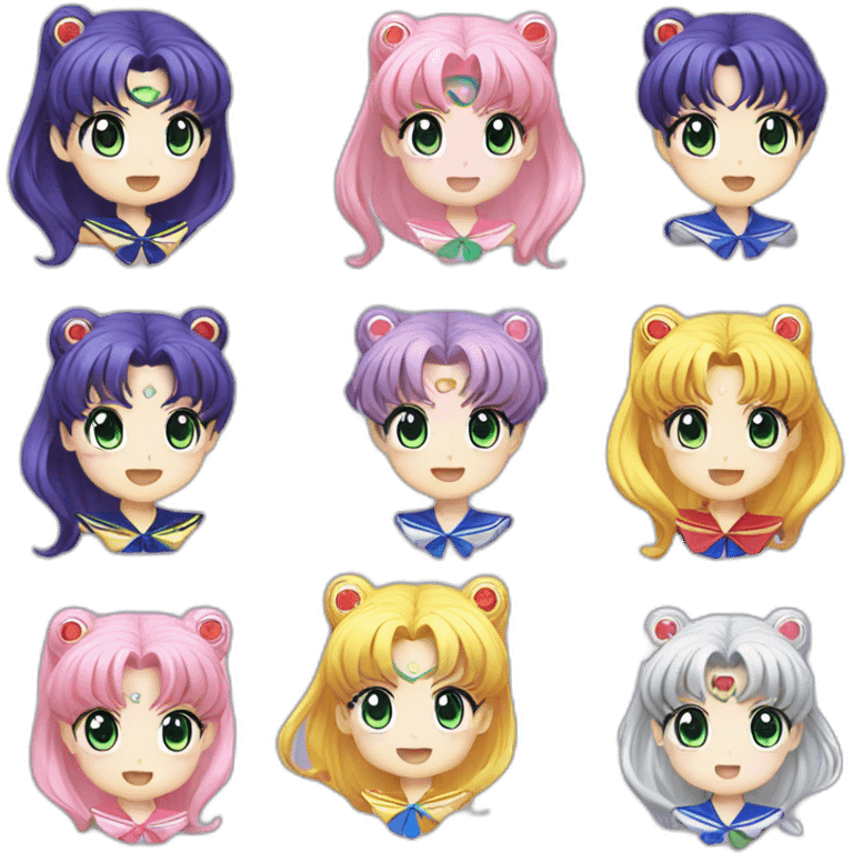 Sailor moon scout, -3/4 emoji