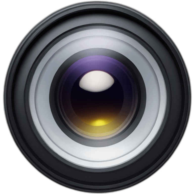 camera lens emoji