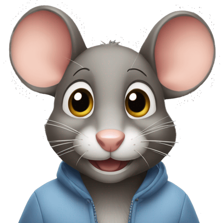 Ratón enojado emoji