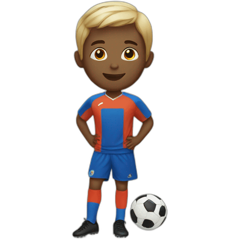 Boy soccer emoji